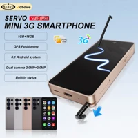 SERVO S25 Ultra Mini Smartphone 2 SIM 3G WCDMA Android OS 16GB ROM Play Store Wi-Fi Hotspot 4.0" Small Smart Phones With Stylus
