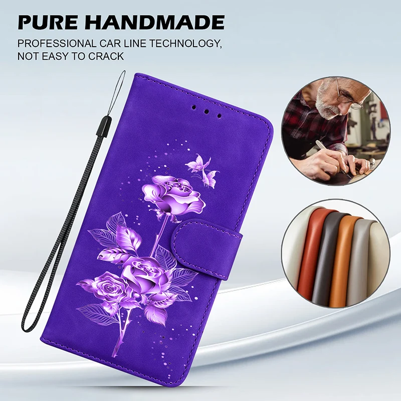 Magnetic Leather Flip Cover Wallet Phone Case