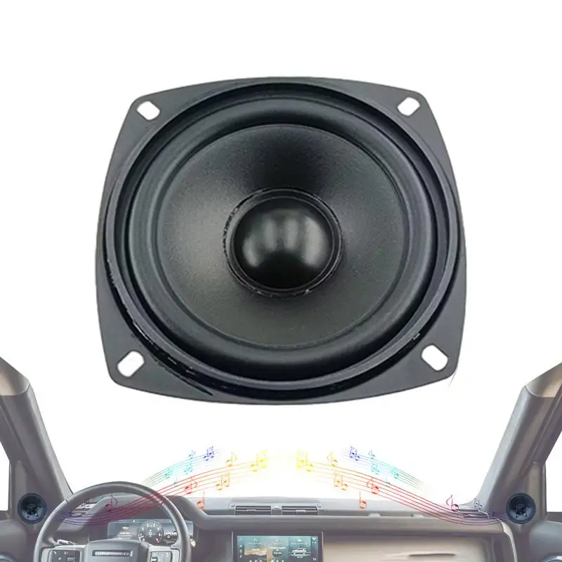 

12V 24V Universal Car Speaker Stereo Subwoofer Full Range Black Car Speaker Powerful Bass And Clear Vocals Car Audio Music