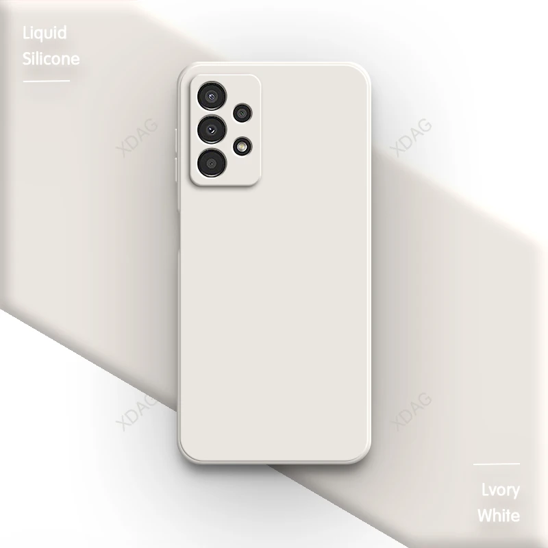Classic Liquid Silicone Soft Back Cover – Simple Fashion Original Phone Case