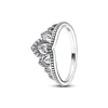 2022 High-Quality Original 925 Sterling Silver pretty Regal Swirl Tiara Signature Ring Fit Women Jewelrys 5