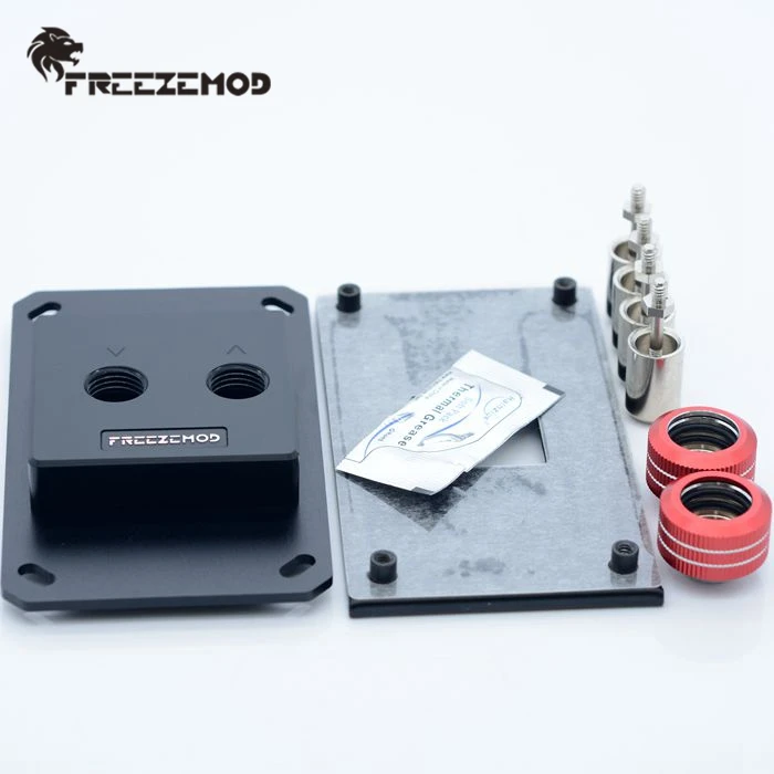 Zemod Black Pom Cpu Water Block para Amd Am2 Am3 Am3 Mais Am4 Refrigerador Líquido Refrigeração Micro Canal Amd-pooc - Imagem 6