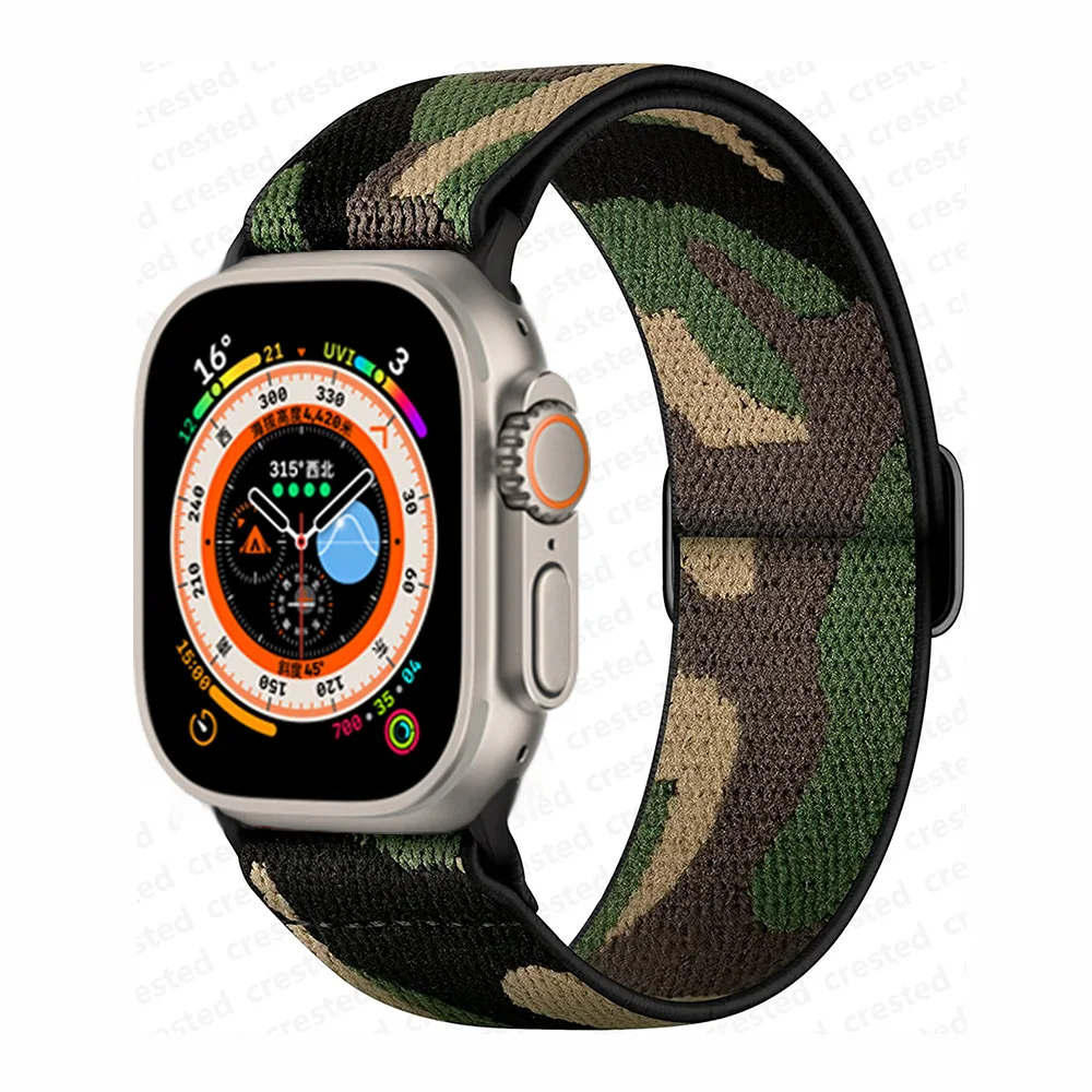 Durable Nylon Elastic Watch Strap Bracelet