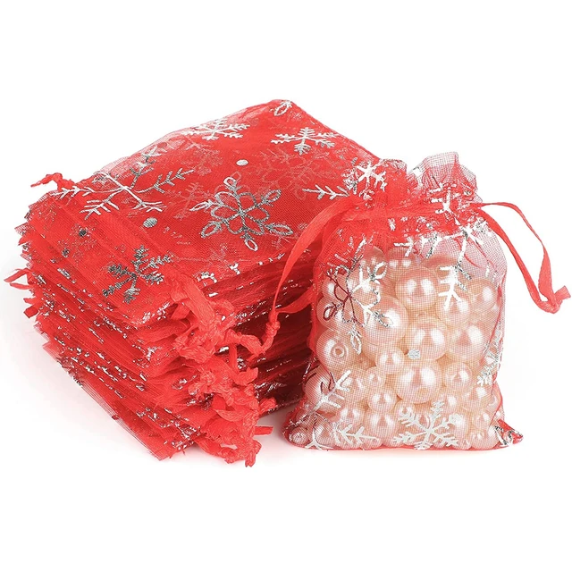 Sachets transparents Snowflakes, 20 pièces