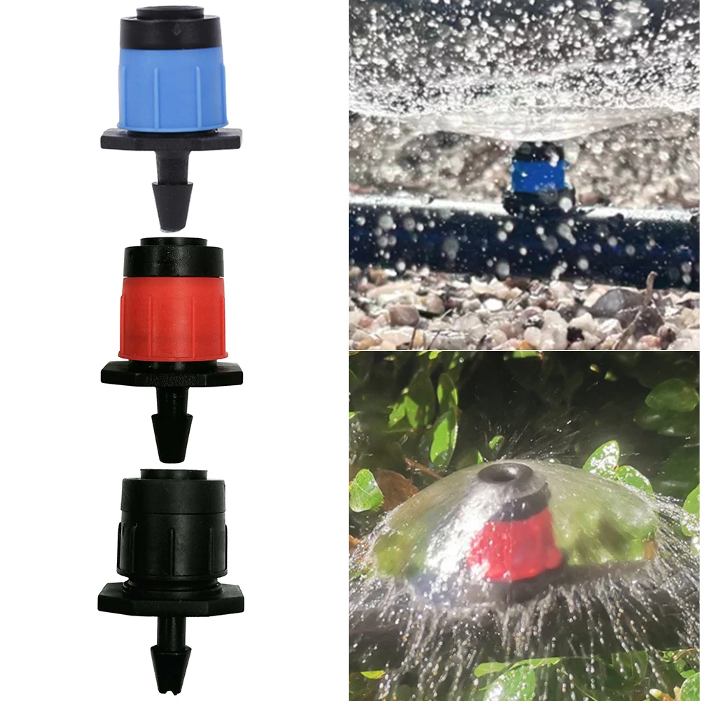 20/100pcs Adjustable Irrigation Dripper Sprinkler Watering Drip Irrigation Sprinkler Home Garden Agriculture Irrigation System