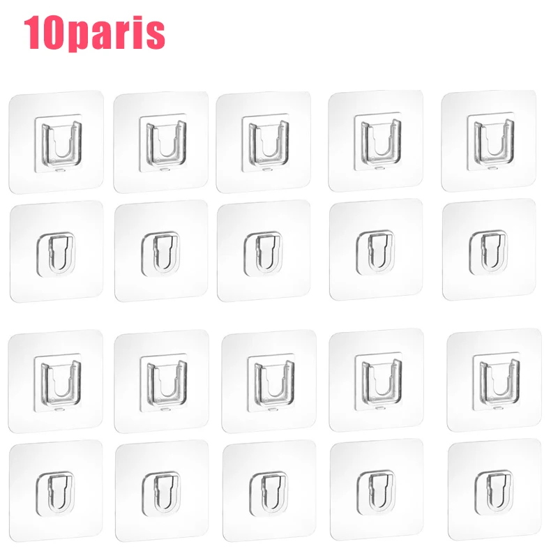 Transparent Waterproof Multi-Purpose Wall Hooks