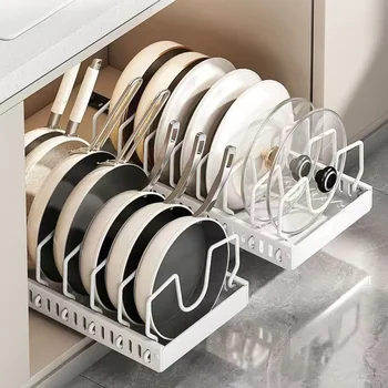 Pull-Out Kitchen Pot Rack 1