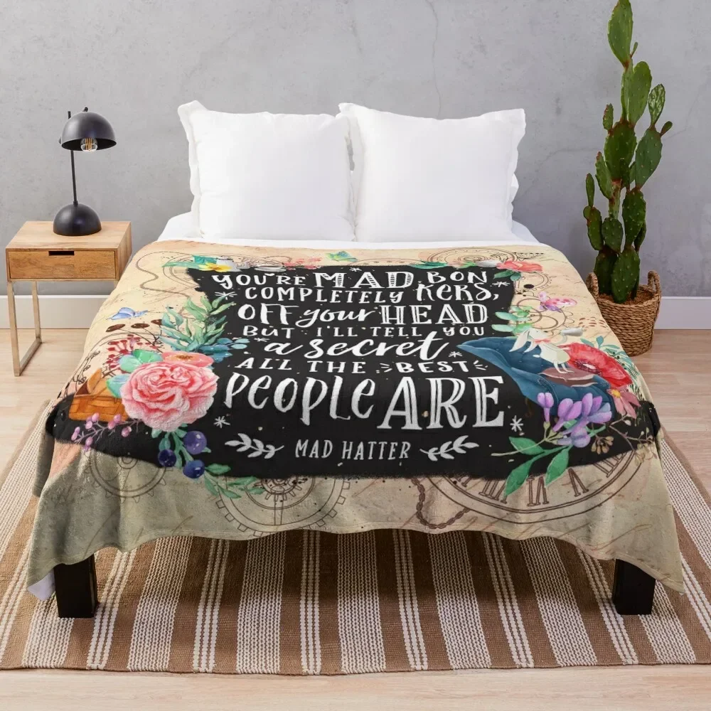 

Mad Hatter Throw Blanket manga Thins Blankets