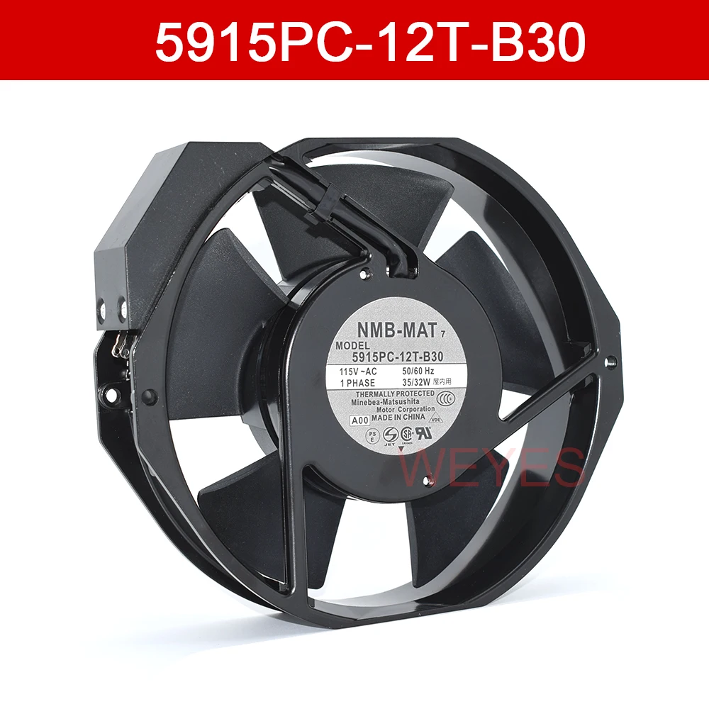 Ventilador de Refrigeração de Quadro de Alumínio Máquina-ferramenta de Inserção Nmb Novo 170x150x38 mm 5915pc20t-b30 200v 5915pc12t-b30 Ac115v 35 w 32w