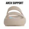 Pallene Soft Platform Slippers For Women Lightweight Beach Sandals Summer Thick Sole House Slides Arch Support Orthopedic Slides 3