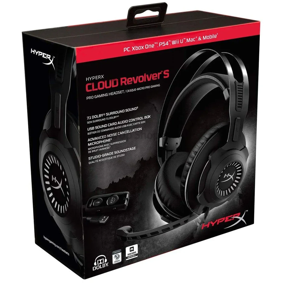 Hyper X Cloud Revolver S Factory Gaming Headset with 7.1 Surround Sound