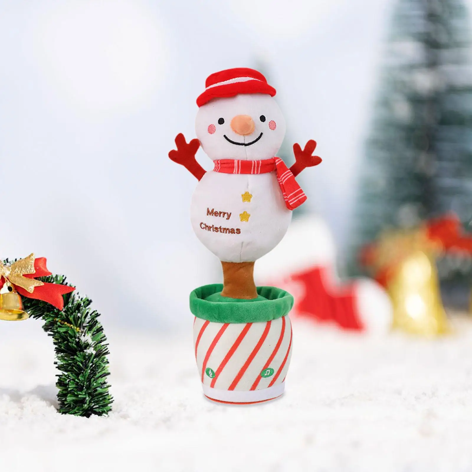 Electric Dancing Christmas Toy Christmas Electric Plush Toy Adorable Interactive