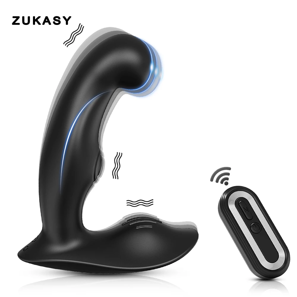 Vibrating Butt Plug Anal Vibrator With Wireless Remote Control_voghion.com