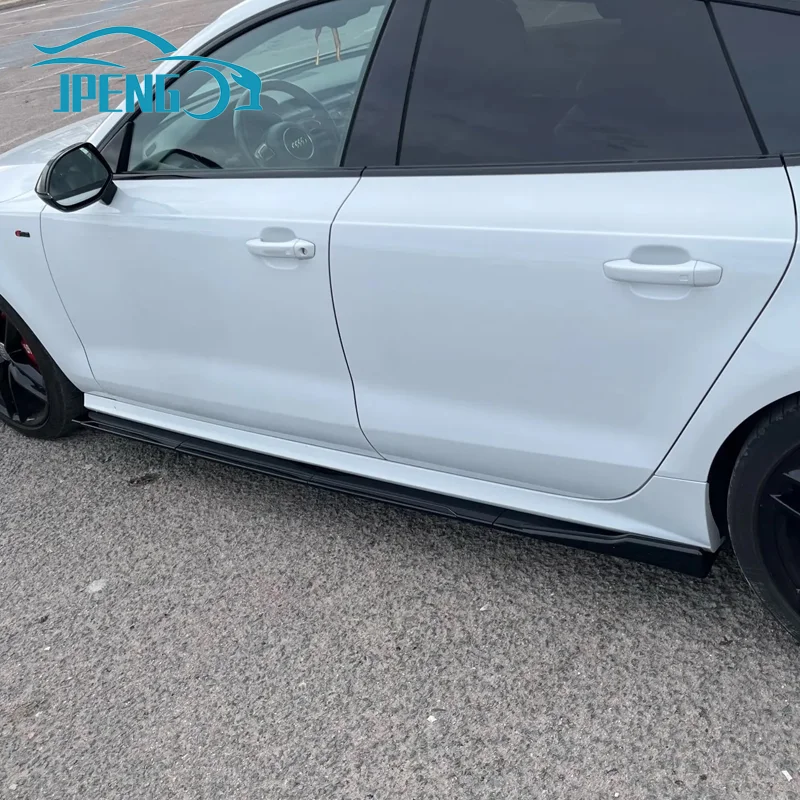Car Side Skirts Extension Rocker Panels Lip Bumper ABS 8p 2.2M 86.6inch For BMW 3 Series E90 E91 320i 330i 2005-2011 car bumper spoiler,bumper lip,bumper lip decoration,car rear bumper lip,front bumper decoration,front bumper cover,car side spoiler,bumper protector,car rear bumper cover