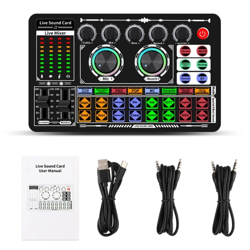 

Sound Board Voice Changer for Sound Effects Board for Voice Chat Streaming