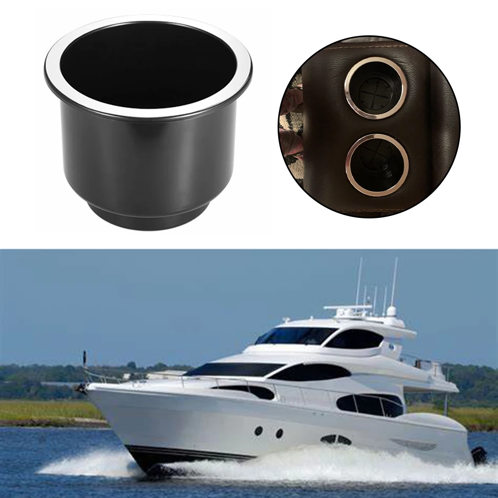 

Автомобильный держатель для стакана для воды, 1 шт., универсальные аксессуары из АБС-пластика, черное прямое Крепление подходит для RV-лодки, стандартное Высокое качество