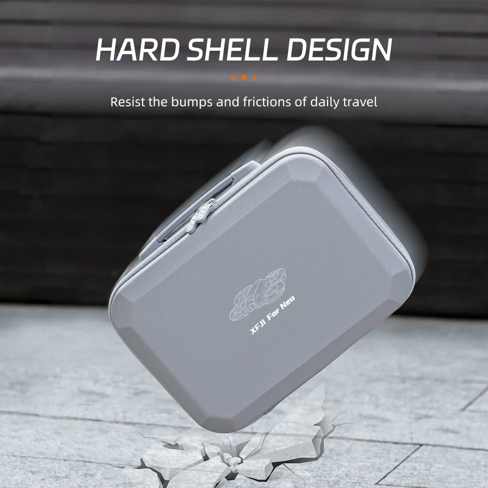 XFJI Storage Bag Protective Carrying Case PU Leather Drop