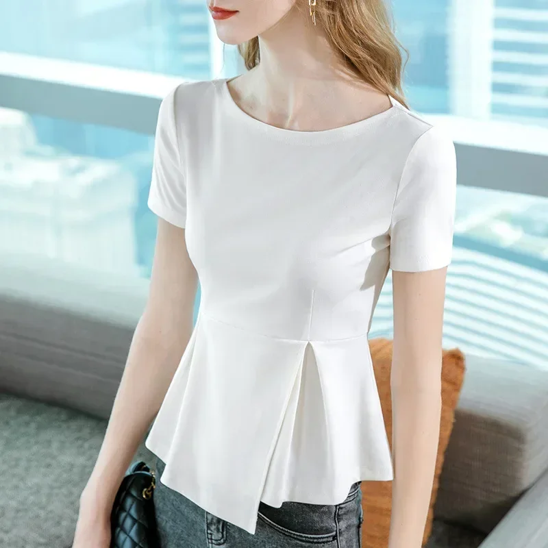 

Short sleeve t-shirt women's summer 2022 new women's top GRAY22