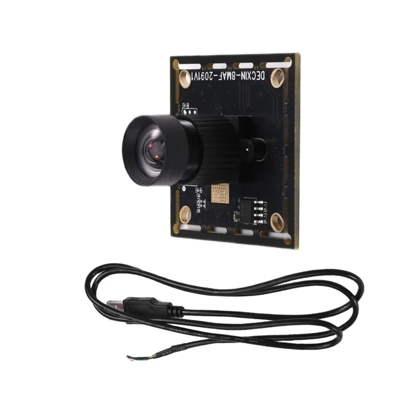 78도 USB 카메라 모듈 800만 픽셀 고정 초점 HD 산업용 카메라 드라이버 무료 IMX179 카메라 모듈(1M USB 케이블 포함)-A32R