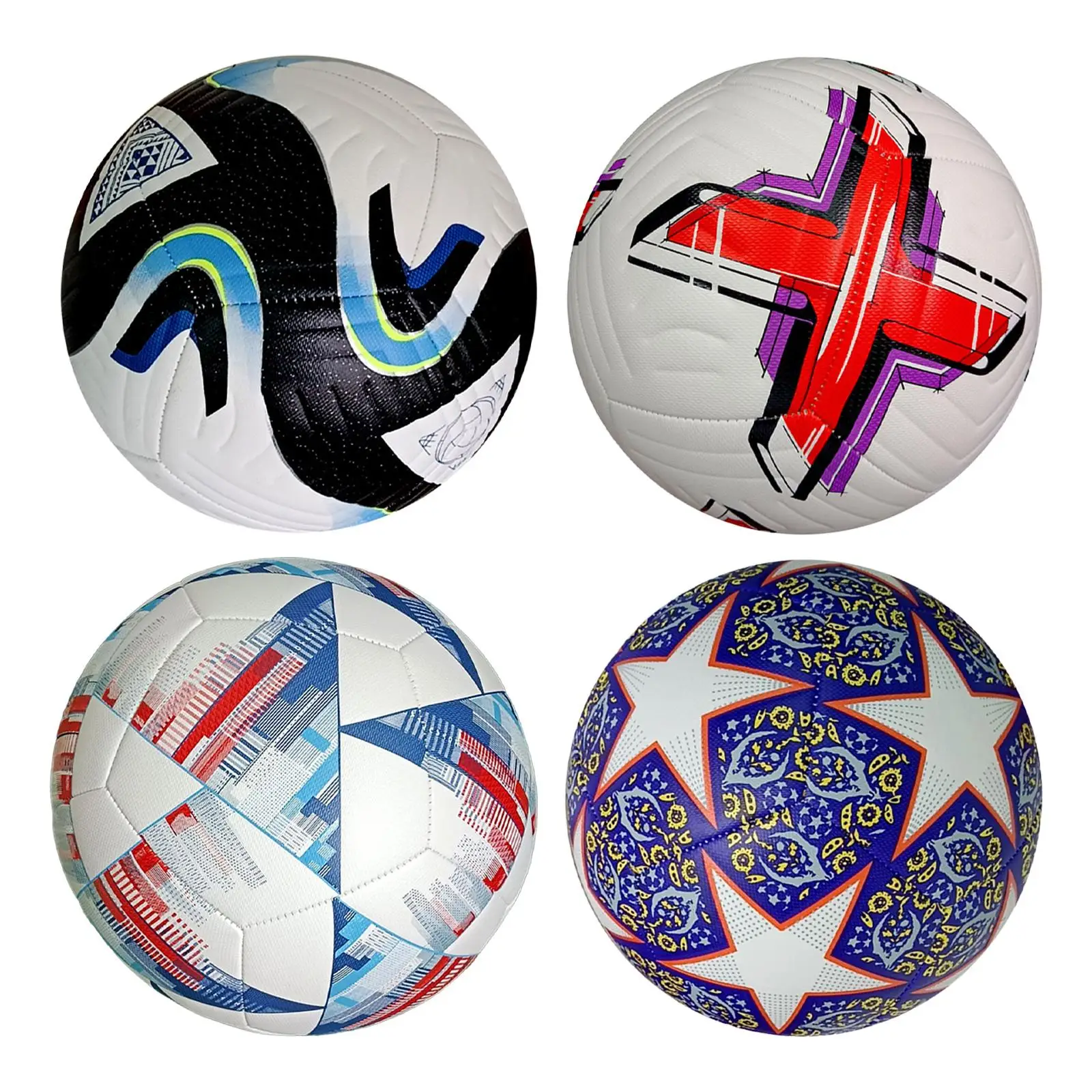 Soccer Ball Size 5 Seamless Stitching Football Durable High Quality PU Leather Official Match Ball Training Special