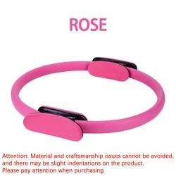Enhanced Fitness Resistance Ring for Toning and Strengthening Legs and Hips (Rose Red)