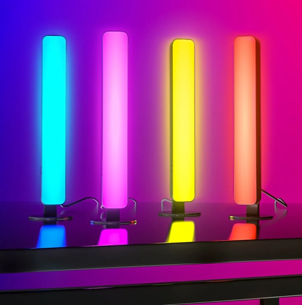

Настольная атмосфера светодиодный RGB, пульт дистанционного управления, многоцветный компьютерный фон, музыкальная игра, украшение для дома