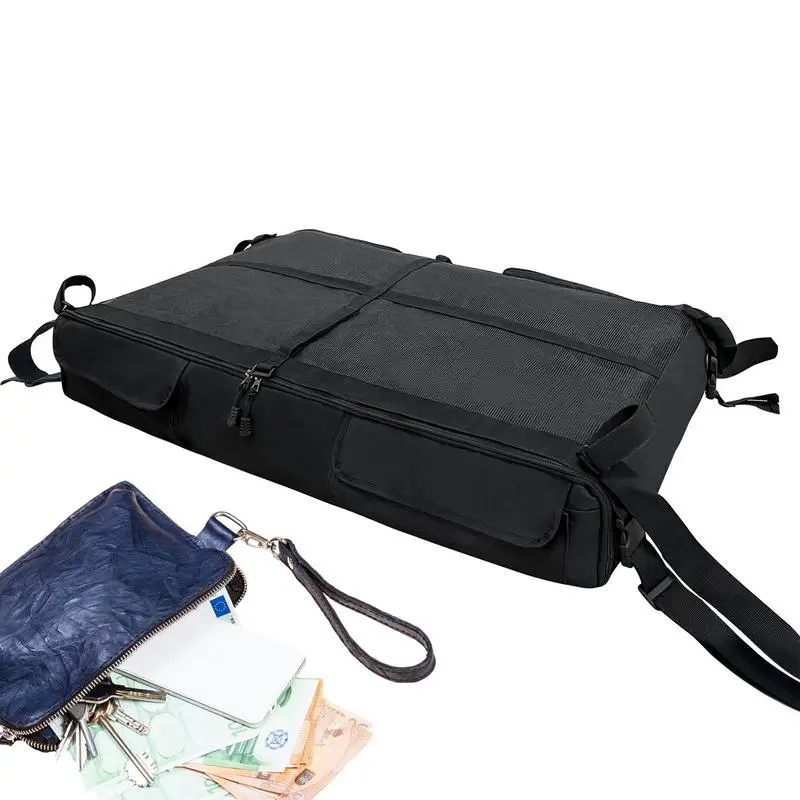 

T-Top Storage Bag Boat Bag For Life Jackets Boat Organizer Holds Up To 6 Life Jackets Waterproof Marine Grade High Elasticity