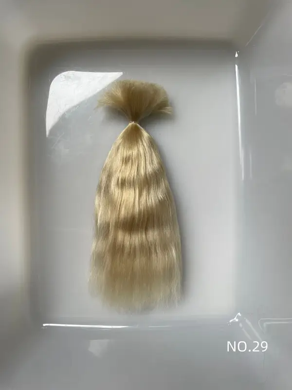 witdiy/23-26cm/mohair doll hair/organic hair/mohair hair bundles/Schengen hair/reborn doll wig/Blythe hair/mohair wig - Image 22