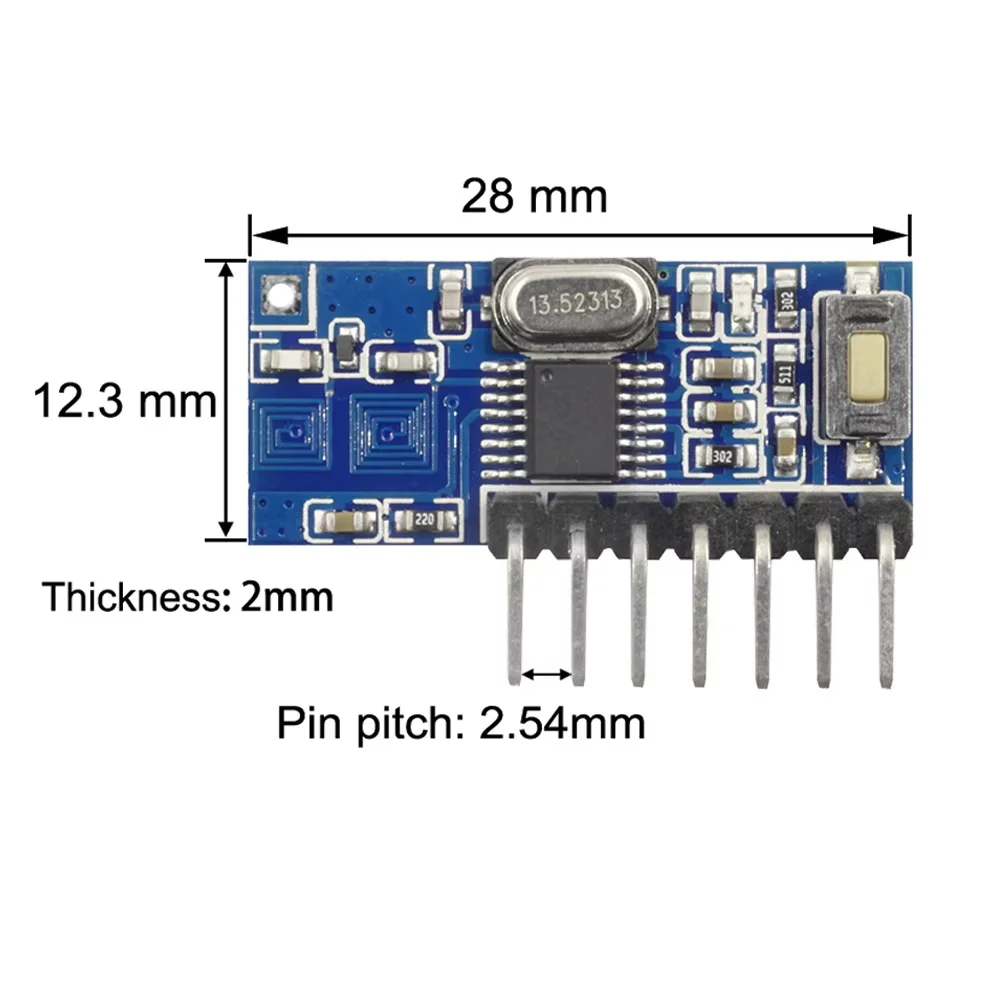 รูปสินค้า โมดูลรีเลย์ไร้สาย 4 ช่องควบคุมระยะไกล RF 433 MHz