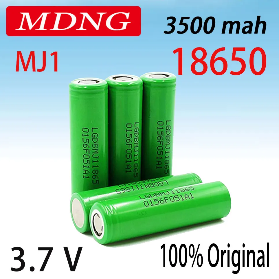 2023 2 20pcs 100 original mj1 3 7 v 3500 mah 18650 lithium battery for