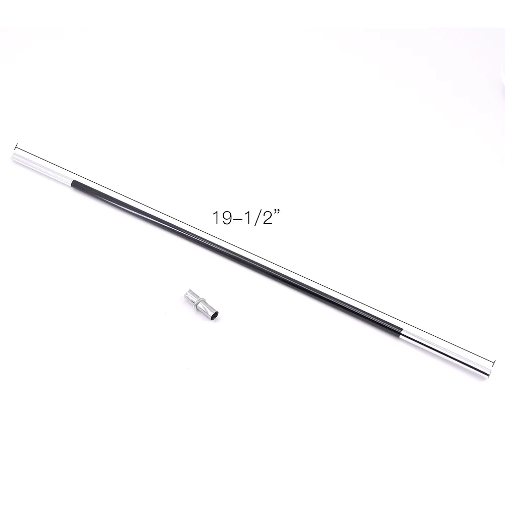 100pcs 나타나는 미니 지팡이 스틱 (검정색, 길이 50cm) 마술 트릭 마술 지팡이 무대 거리 바 파티 액세서리 어린이 장난감 코미디