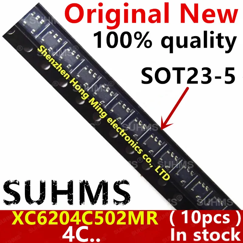 

(10 шт.) 100% Новый чипсет XC6204C502 XC6204C502MR 4C .. sot23-5