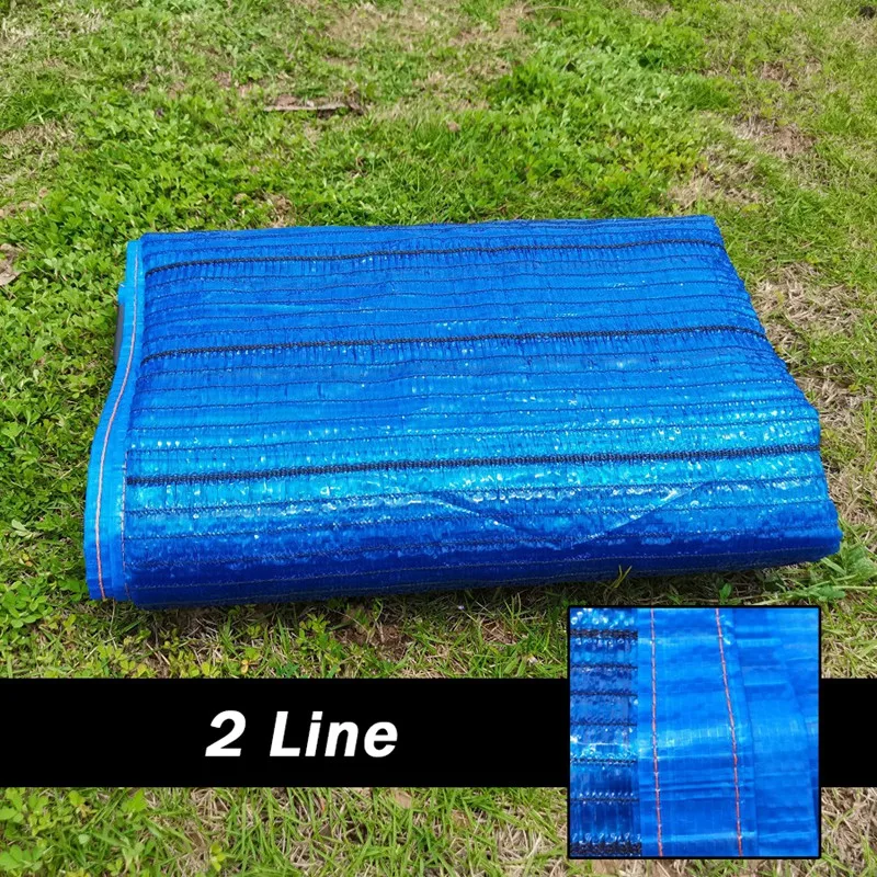 Blaue flache Stricknetze, Pflanzen, Sonnenschutz, Schuppen, Gewächshaus, Anti-UV-Abdeckung, Outdoor-Schattierung, Markise, Gemüse, Sukkulenten, Schutzunterschlupf – Detail 9