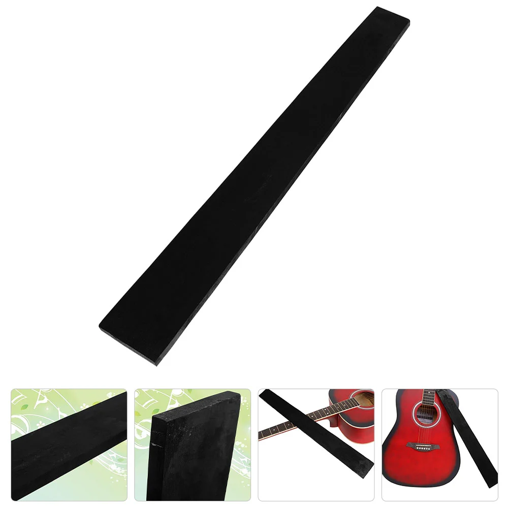 

Guitar Ebony Fingerboard Plate for Supply Guitars Bass Repair Part Acoustic Accessory Wood Fretboard Folk Accessories