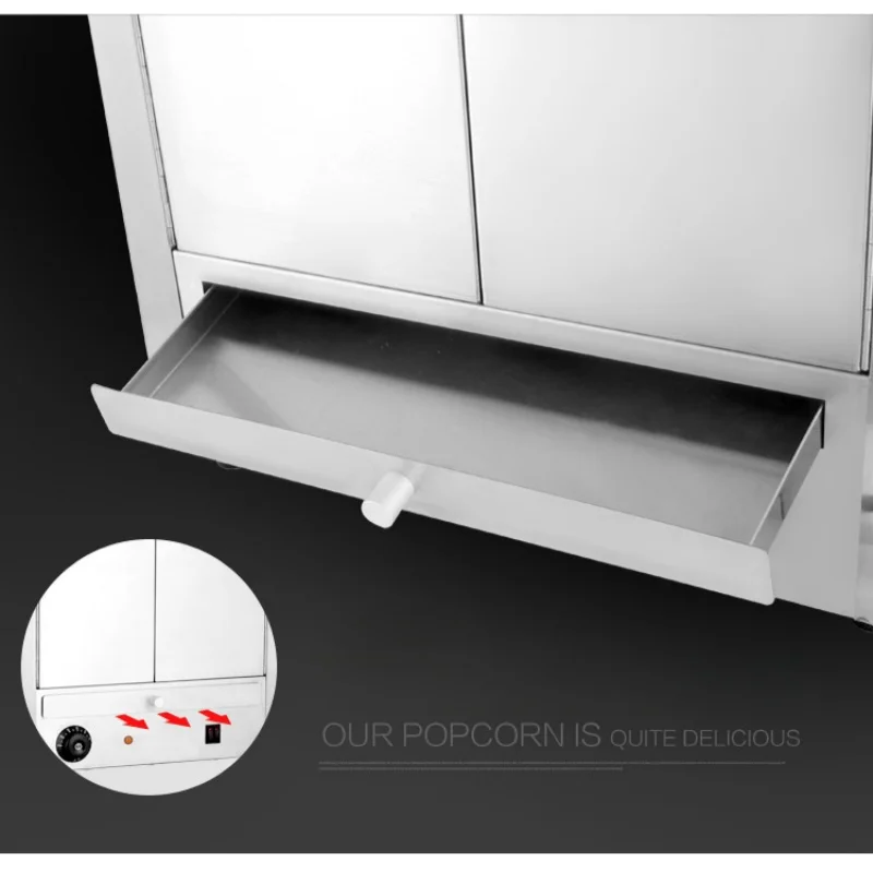 Spherical Popcorn Insulated Box Display Cabinet 220V 50Hz Movie Theater Popcorn Insulated Cabinet Commercial Use Popcorn Machine 6