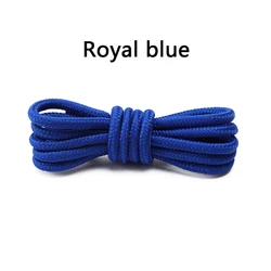 Durable Polyester Classic Round Shoelaces for Sneakers and Boots - Various Lengths, 1 Pair with Free Shipping (Royal blue)