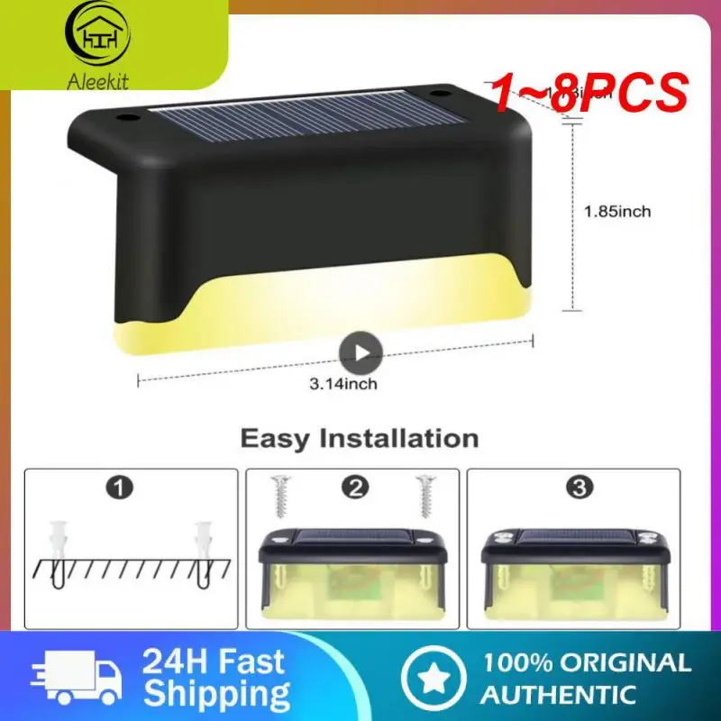 

1 ~ 8 шт., уличная лампа с солнечной батареей