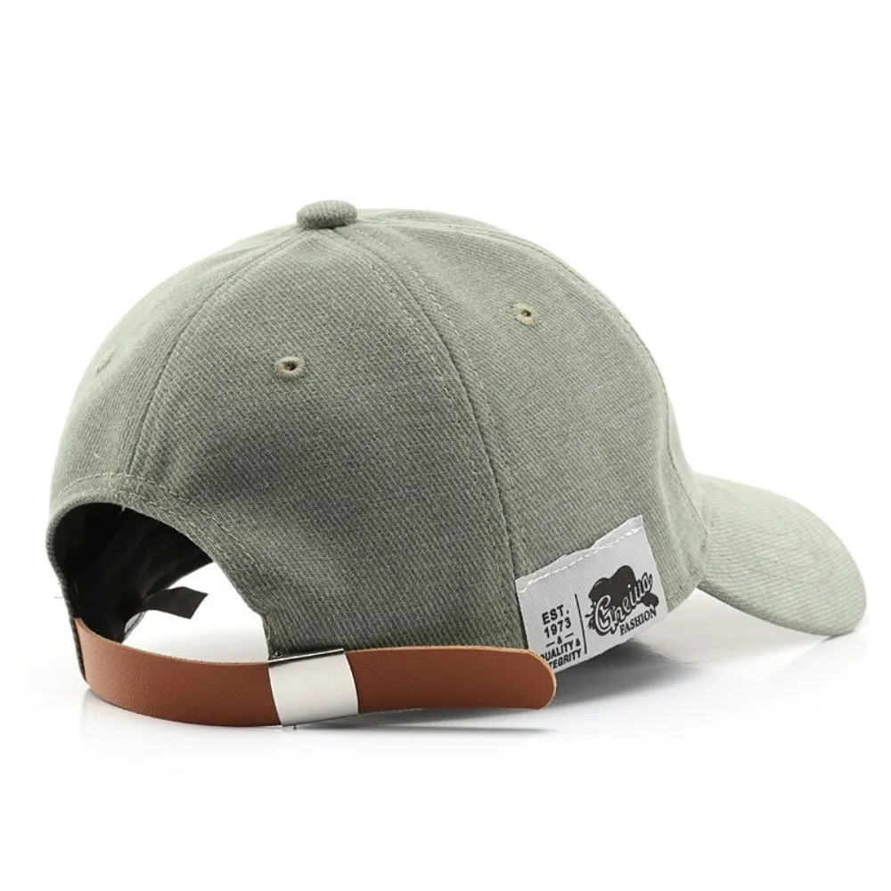 Mode Hip Hop Baseball Kappe Einfarbig Gerade Schnalle Sonnenhut ETS.1973 Tag Männer Snapback Caps Männer – Detail 4