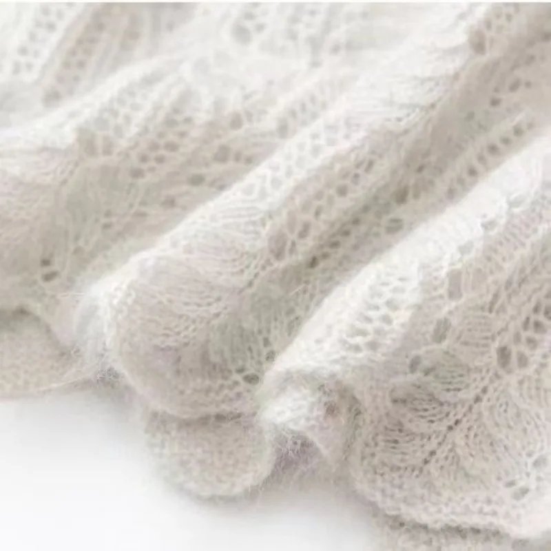 2pcX50g Super Kid Mohair Yarn Crochet Thin Sweater Knit Shirt Scarf Angola Silk Woman Baby Knitting Thread Mohair Wool Yarn 5
