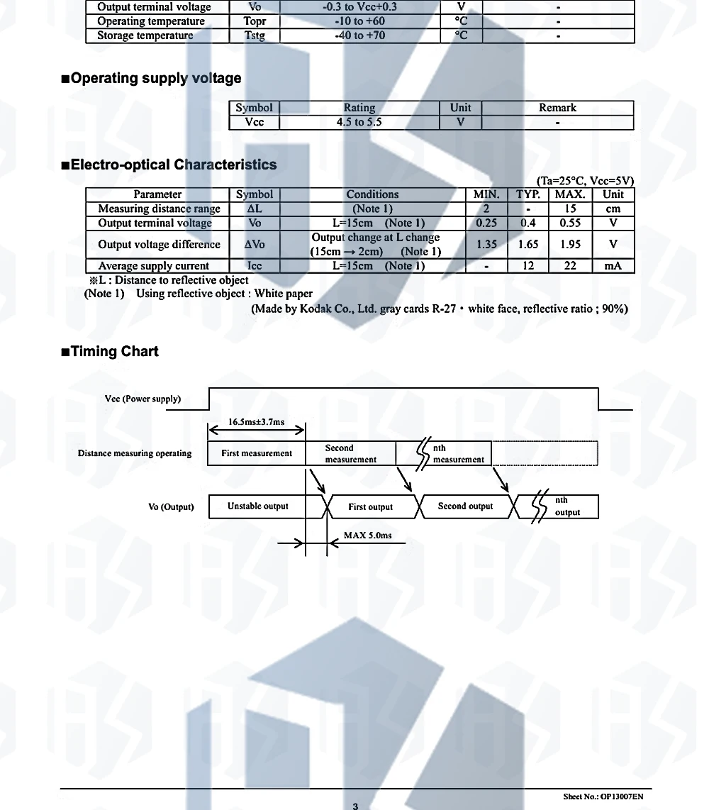GP2Y0A51SK0F IR-Infrarot-Entfernungssensormodul, 2–15 cm Entfernungsmessung, hochpräziser 5 V I2C IIC-Ausgang für Arduin – Detail 5