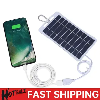 2W 5V Portable Solar Panel USB Battery Charger 1