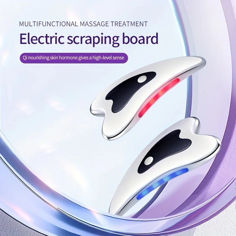 Electrotherapy Skin Care Tool Electric Gua Sha Instrument Facial Unclogging Lifting Beauty Tools