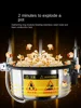 Tqh Popcorn Machine Stall New Automatic Night Market Spherical Corn Popcorn Machine Popcorn Machine Pot 3
