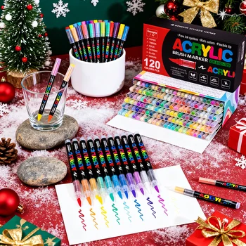 Christmas Acrylic Marker Set 1