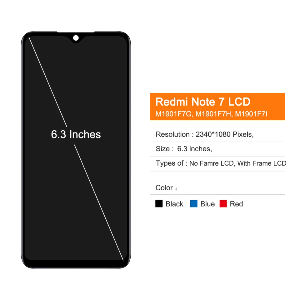 Für Xiaomi Redmi Note 11S 2201117SY LCD (OLED) Display + Rahmen Bildschirm T
