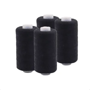 Set of 2 Durable Black and White Polyester Sewing Threads - 500M Each