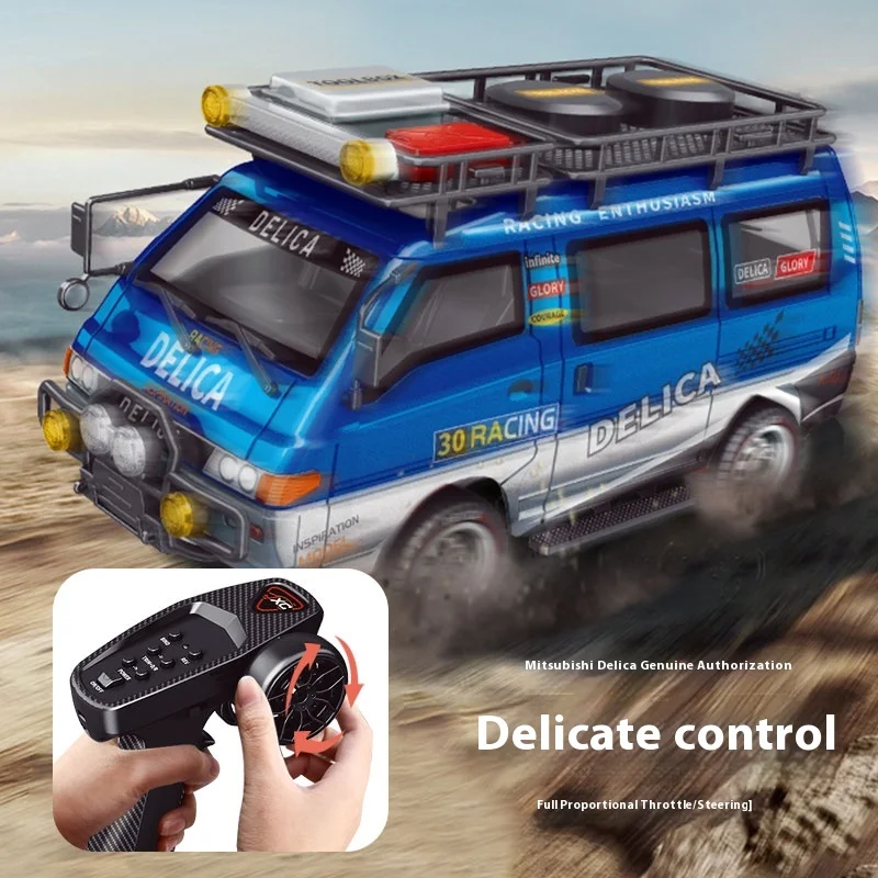 JXC Rc Car 1/24 Full Scale Delica Van Drift Remote Control