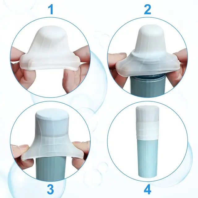 16 Manchons Silicone Anti-fuite Pour Bouteilles Voyage - élastiques, Réutilisables - Pour Shampoing, Cosmétiques, Toilette