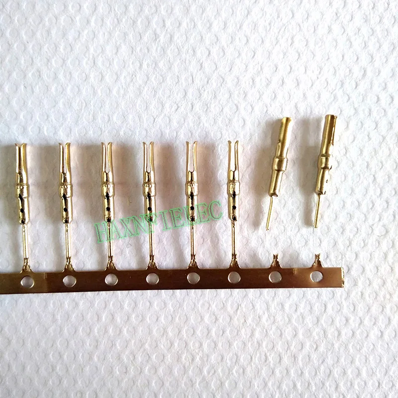50個ニキシー/vfd管ソケットピン1ミリメートル直径ゴールドプレートの
