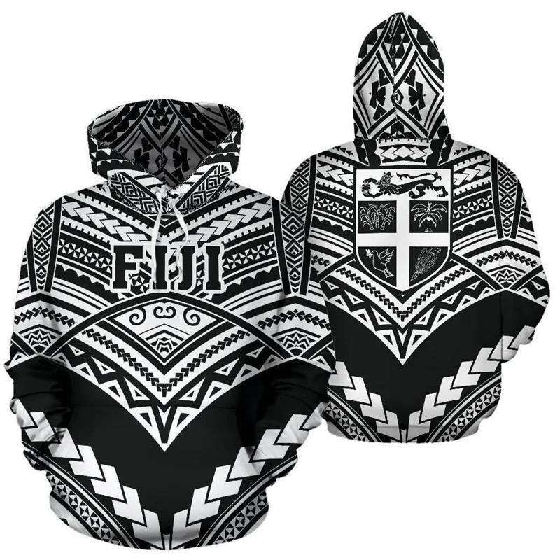 thumbnail image 1 of Sudadera con capucha con la bandera activa de Fiji para hombre y mujer, sudadera con capucha con estampado 3D de escudo de armas, ropa deportiva para niños y mujeres, Y2k, novedad de 2024, 1 of 5